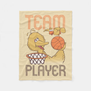 Sesame Street   Bird Bird Team Player Fleece Blanket