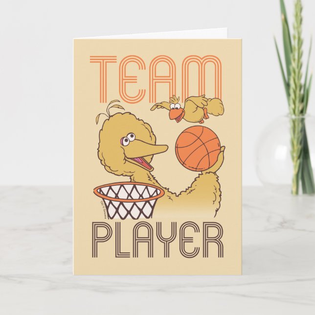 Sesame Street | Bird Bird Team Player Holiday Card (Front)