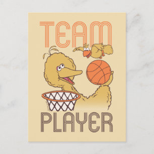 Sesame Street Bird Bird Team Player Postcard