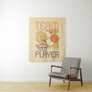 Sesame Street Bird Bird Team Player Tapestry