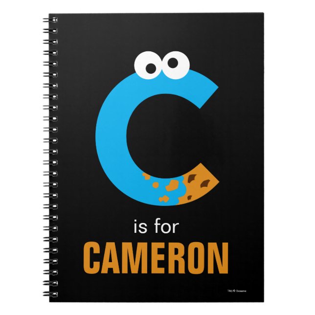 Sesame Street | C is for Cookie Monster Notebook (Front)