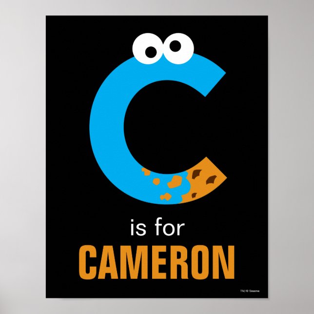 Sesame Street | C is for Cookie Monster Poster (Front)