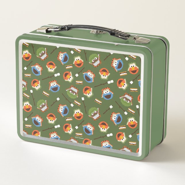 Sesame Street | Camping Is S'more Fun With Friends Metal Lunch Box (Back)