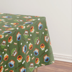Sesame Street Camping Is S'more Fun With Friends Tablecloth