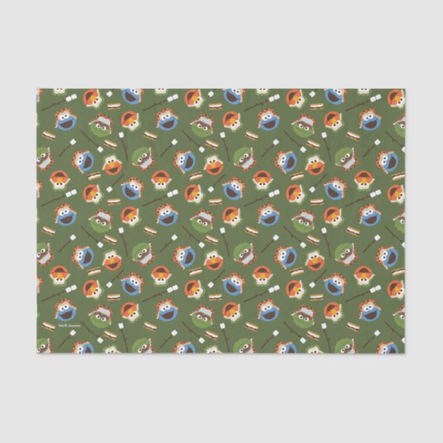 Sesame Street | Camping Is S'more Fun With Friends Tissue Paper (Front)