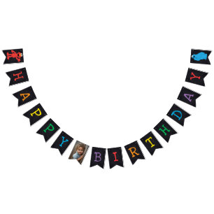 Sesame Street Chalkboard Birthday Bunting