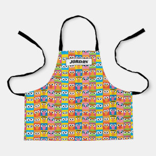 Sesame Street Character Eyes Pattern Apron