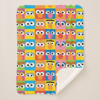 Sesame Street Character Eyes Pattern
