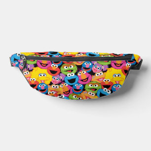 Sesame Street Character Faces Pattern Bum Bags