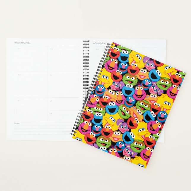 Sesame Street Character Faces Pattern Planner (Display)