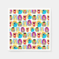Sesame Street Character Fun & Colourful Pattern