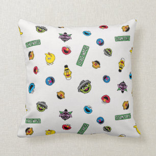 Sesame Street Character Pattern Cushion