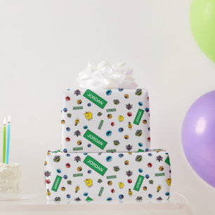 Sesame Street Character Pattern Wrapping Paper