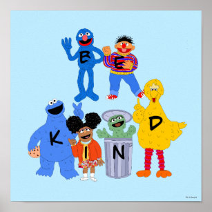 Sesame Street Characters   Be Kind - Sign Language