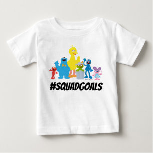 Sesame Street Characters   #SQUADGOALS Baby T-Shirt