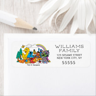 Sesame Street Characters & Street Sign Birthday La