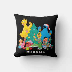 Sesame Street Christmas Cushion