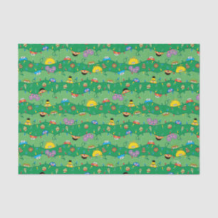 Sesame Street Christmas Lights Pattern Tissue Paper