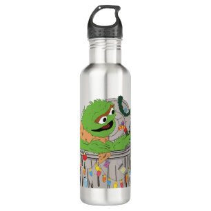 Sesame Street   Christmas Oscar the Grouch 710 Ml Water Bottle