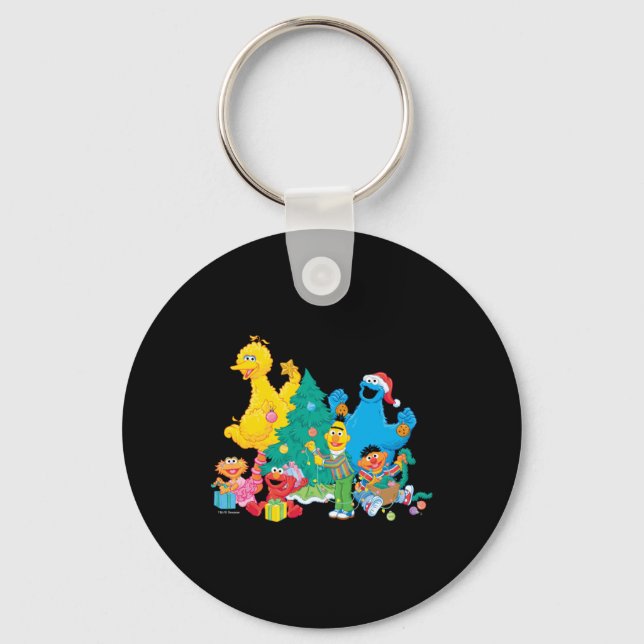 Sesame Street Christmas Pals  Key Ring (Front)