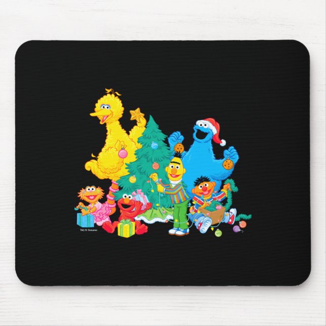 Sesame Street Christmas Pals  Mouse Mat (Front)