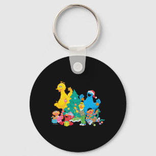 Sesame Street Christmas Pals T Shirt  Key Ring