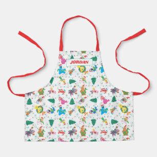 Sesame Street Christmas Tree Pattern Apron