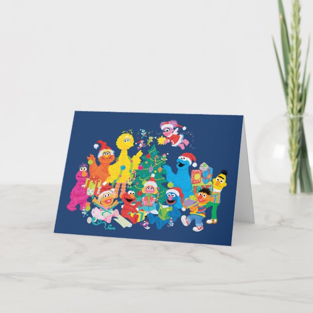 Sesame Street | Christmas with the Whole Gang Card (Front)