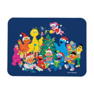 Sesame Street Christmas with the Whole Gang Magnet