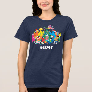 Sesame Street Christmas with the Whole Gang Tri-Blend Shirt