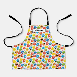 Sesame Street Circle Character Pattern Apron
