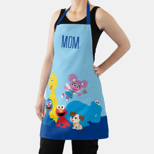 Sesame Street | Colourful Sesame Street Pals Apron (Insitu)