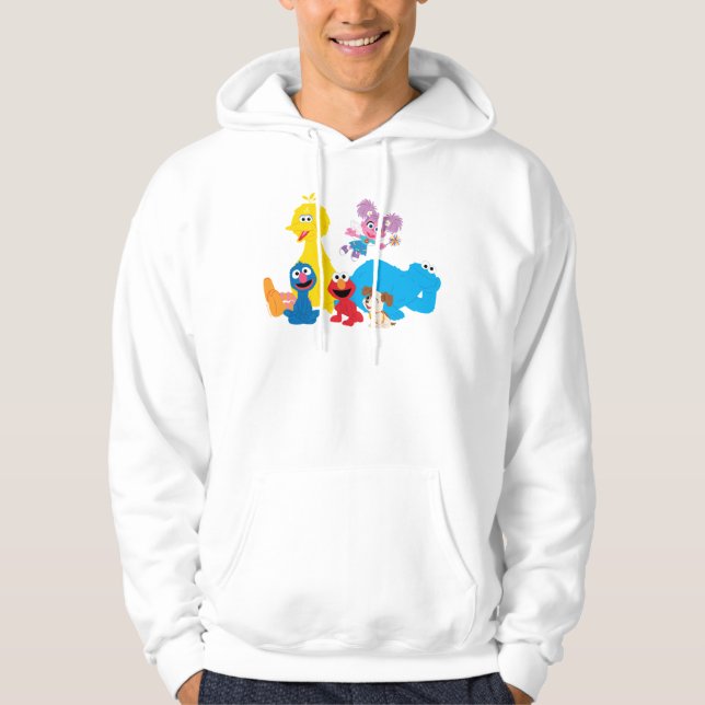 Sesame Street | Colourful Sesame Street Pals Hoodie (Front)
