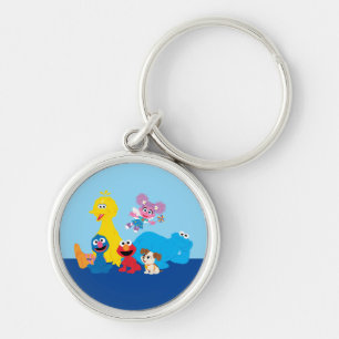 Sesame Street Colourful Sesame Street Pals Key Ring