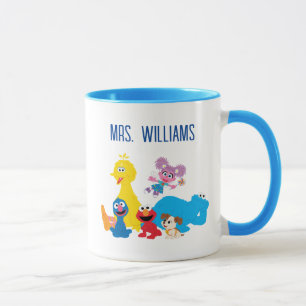 Sesame Street Colourful Sesame Street Pals Mug