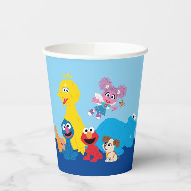 Sesame Street | Colourful Sesame Street Pals Paper Cups (Left)