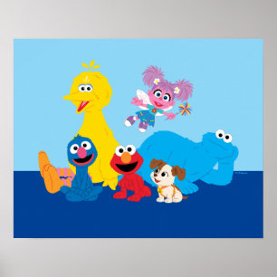 Sesame Street   Colourful Sesame Street Pals Poster