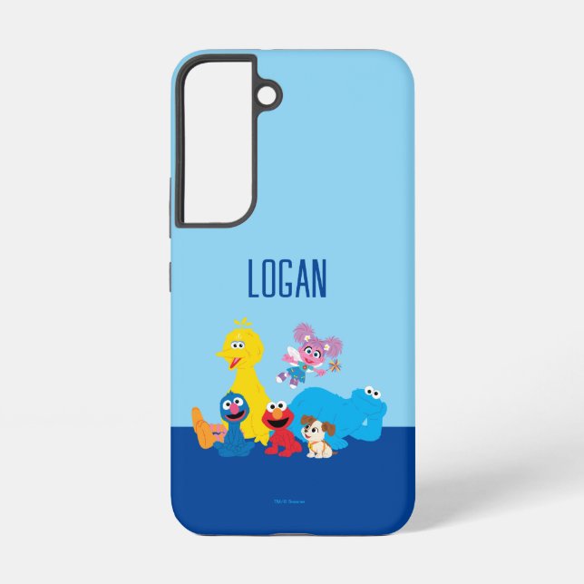 Sesame Street | Colourful Sesame Street Pals Samsung Galaxy S22 Case (Back)