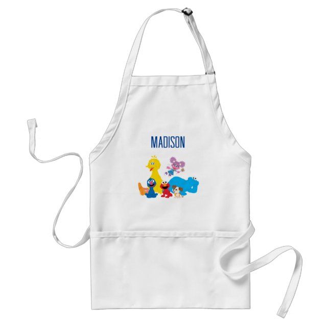 Sesame Street | Colourful Sesame Street Pals Standard Apron (Front)