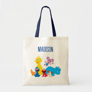 Sesame Street Colourful Sesame Street Pals Tote Bag