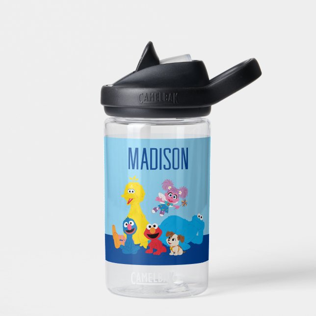 Sesame Street | Colourful Sesame Street Pals Water Bottle (Left)