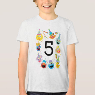 Sesame Street Confetti Birthday Tri-Blend Shirt