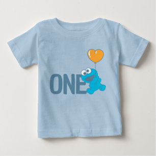 Sesame Street Cookie Monster 1st Birthday Baby T-Shirt