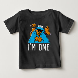 Sesame Street Cookie Monster 1st Birthday Baby T-Shirt