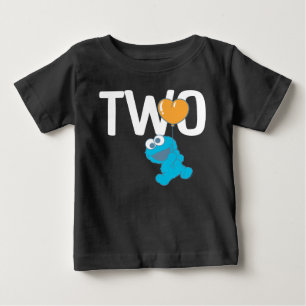 Sesame Street Cookie Monster 2nd Birthday Baby T-Shirt