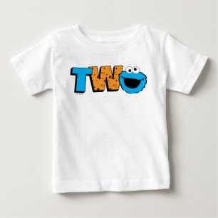Sesame Street   Cookie Monster 2nd Birthday Baby T-Shirt