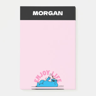 Sesame Street Cookie Monster Add Name Post-it Notes