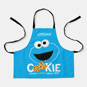 Sesame Street Cookie Monster Add Your Name Apron