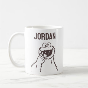 Sesame Street   Cookie Monster   Add Your Name Coffee Mug
