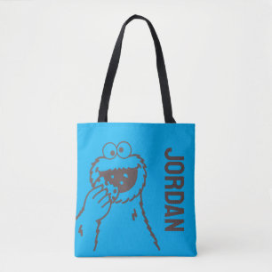 Sesame Street Cookie Monster Add Your Name Tote Bag